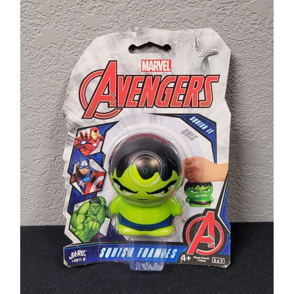 Ja-Ru Marvel Avengers Hulk Squish Foamies Toy